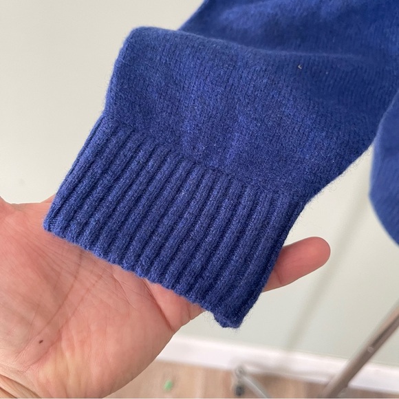 Everlane Men’s Blue hooded Wool sweater in Large NWT - Picture 3 of 8